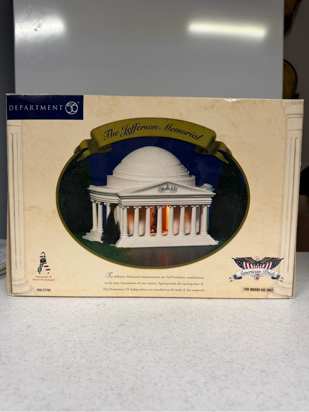 Department 56 American Pride Collection The Jefferson Memorial NIB!